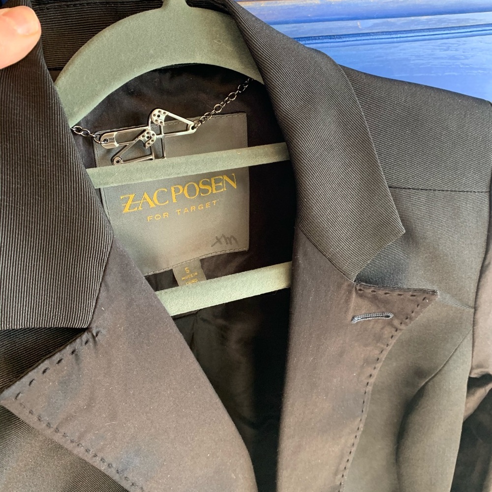 Zac Posen Target Black Blazer Suit Jacket Small - Picture 2 of 3